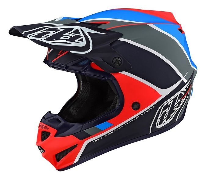 МотоШлем TLD SE4 POLYACRYLITE [BETA ORANGE/NAVY] M