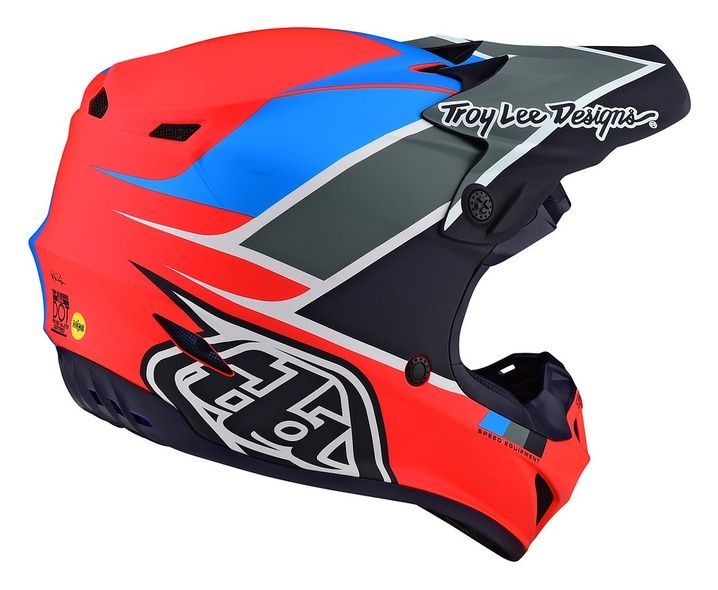 МотоШлем TLD SE4 POLYACRYLITE [BETA ORANGE/NAVY] M
