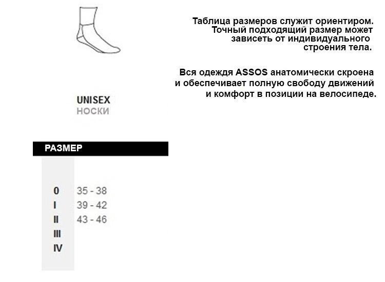 Купити Шкарпетки ASSOS Equipe RSR Socks Black Series з доставкою по Україні