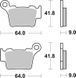 Гальмівні колодки Renthal RC-1 Works Brake Pads, Sintered (BP-108)