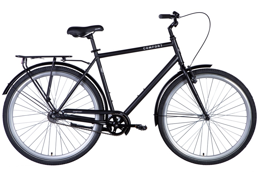 Купить Велосипед 28" Dorozhnik COMFORT MALE 2024 (чорний (м)) с доставкой по Украине