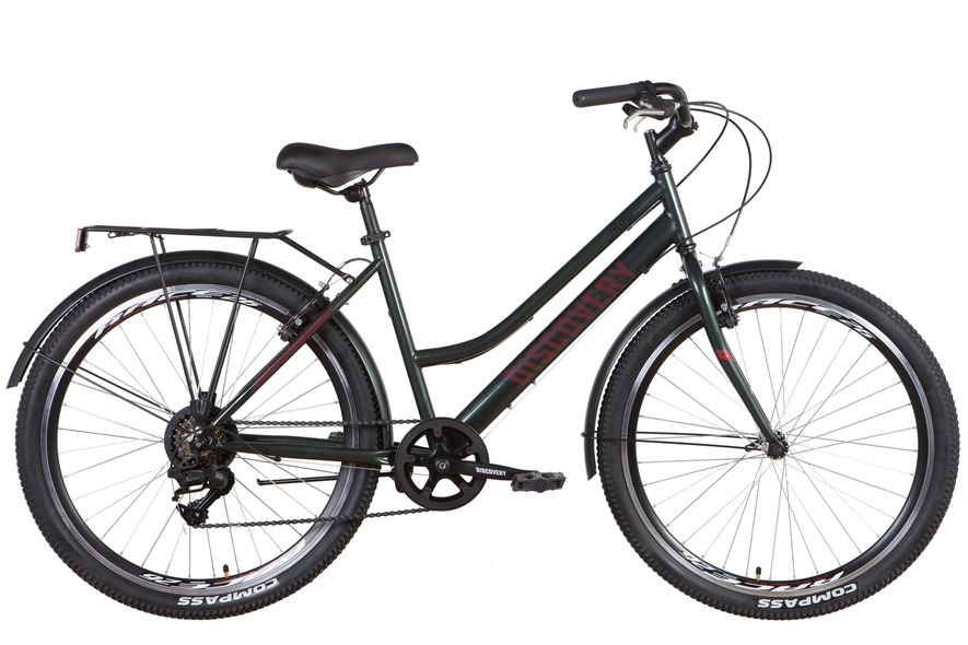 Купити Велосипед 26" Discovery PRESTIGE WOMAN 2022 темно-зелений з доставкою по Україні