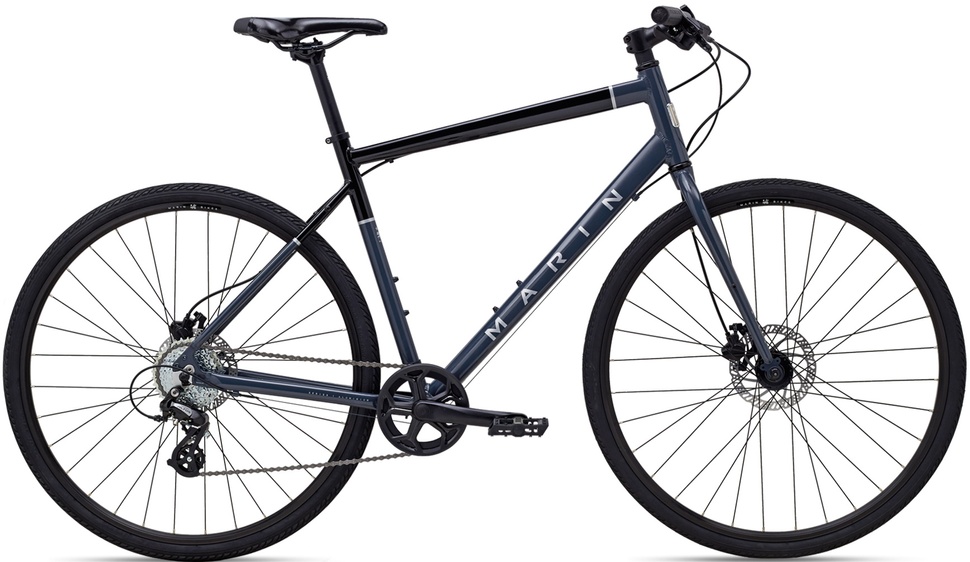 Купить Велосипед 28" Marin PRESIDIO 1 рама - M 2023 Gloss Black/Grey с доставкой по Украине