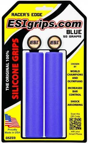 Купити Грипси ESI Racer's Edge Blue (сині) з доставкою по Україні