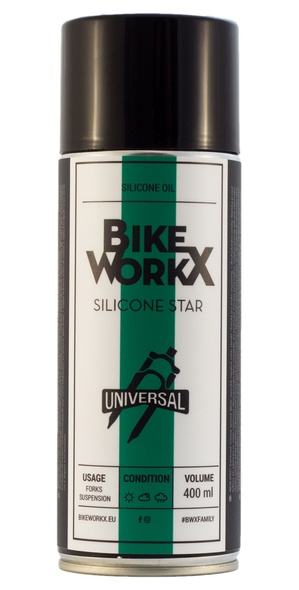 Купить Силикон BikeWorx Silicone Star спрей 400 мл. с доставкой по Украине