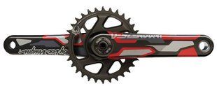 Купить Шатуни Truvativ Descendant Troy Lee Designs Eagle DUB73 12шв 165 Зірка 32t X-SYNC 2 Red с доставкой по Украине