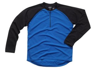 Купити Вело джерсі FOX Base Jersey (Blue), L з доставкою по Україні