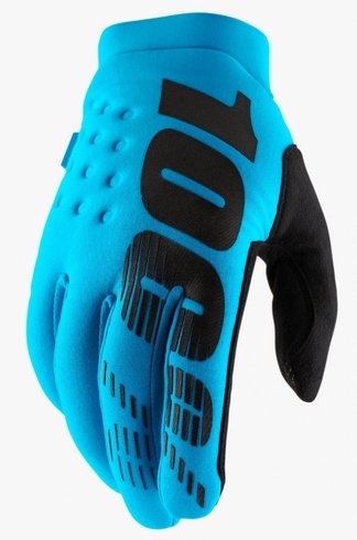 Зимові рукавички 100% BRISKER Glove (Turquoise), S (8) (10016-494-10)