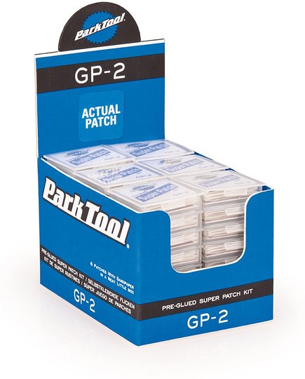 Купить Латки Park Tool GP-2 самоклеящиеся для камер, в боксе 48 комплектов по 6 шт. с доставкой по Украине