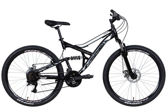 Купити Велосипед ST 26" Discovery CANYON AM2 DD (чорно-білий з сірим (м)) з доставкою по Україні