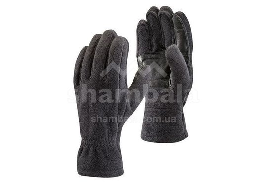 Рукавиці чоловічі Black Diamond MidWeight Fleece Gloves Black, Р. L (BD 801029.BLAK-L), L, Перчатки, Фліс