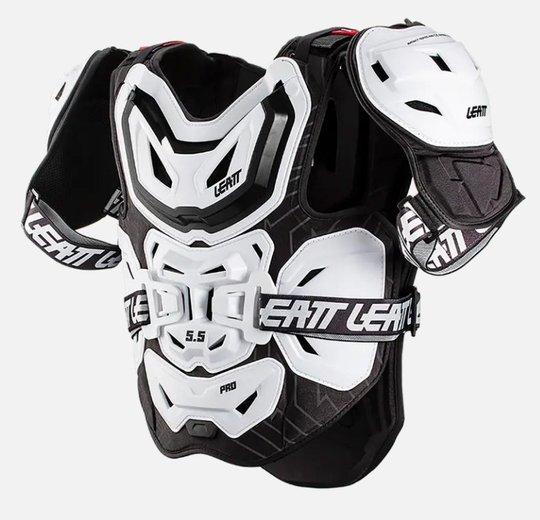 Захист тіла LEATT Chest Protector 5.5 Pro (White), One Size, One Size