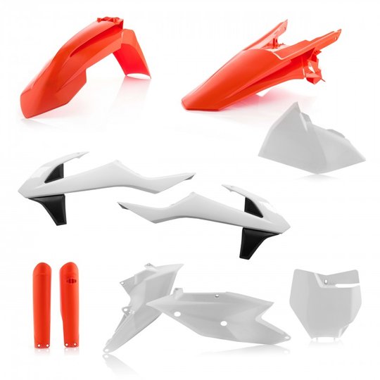Комплект пластика 7 ACERBIS KTM SX/SXF 125-450 16-18 (White/Orange)
