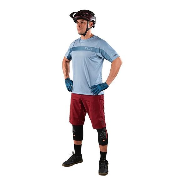 Купить Джерси TLD SKYLINE SS JERSEY JET FUEL [ICE BLUE/RED] M с доставкой по Украине