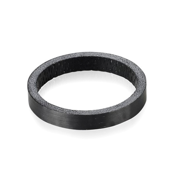 Купить Проставочное кольцо XLC черное, 5 мм, 1 1/8" карбон с доставкой по Украине