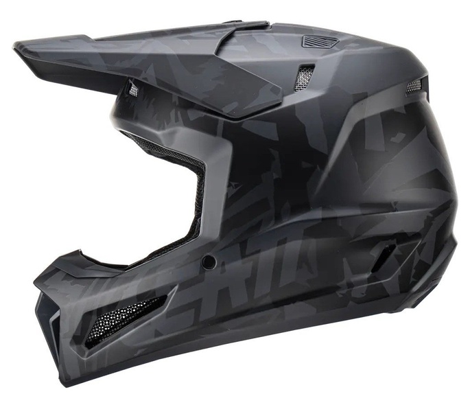 Шолом LEATT Helmet Moto 3.5 + Goggle (Stealth), S, S