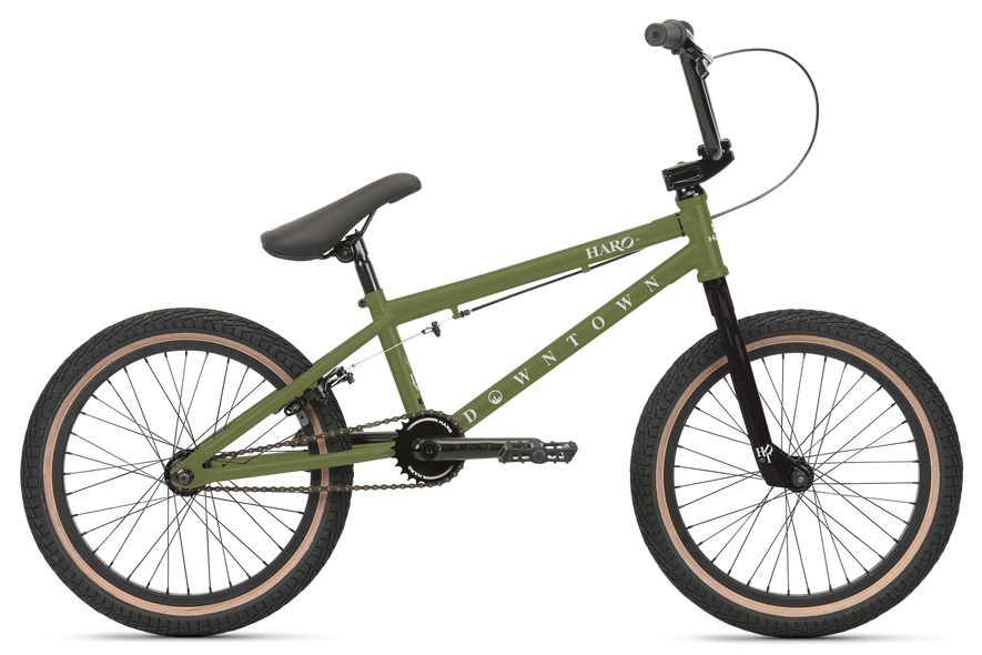 Купити Велосипед дитячий BMX 18" Haro Downtown 2023, хакі з доставкою по Україні