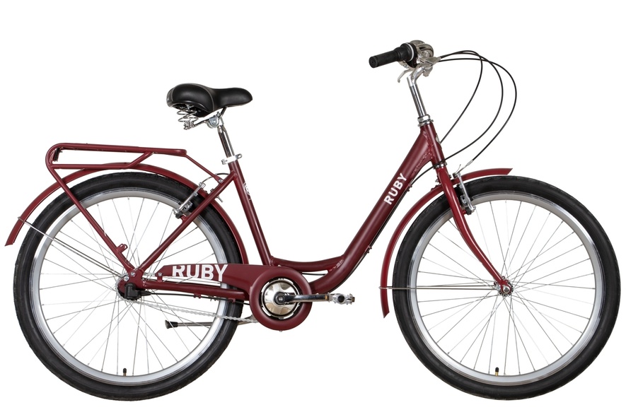 Купить Велосипед 26" Dorozhnik RUBY PH 2022 темно-красный м с доставкой по Украине