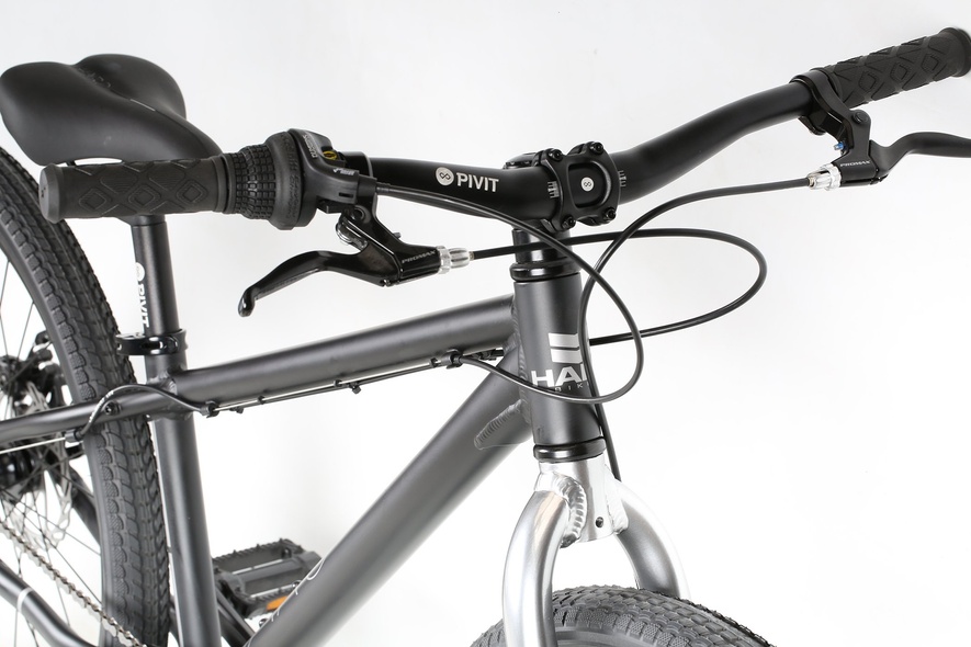 Купить Велосипед подростковый 24" Haro 2021-23 Beasley Matte Black/Silver, черный с доставкой по Украине