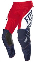 Мото штаны FOX 180 HONDA PANT (Navy), 32, Blue,Red, 32