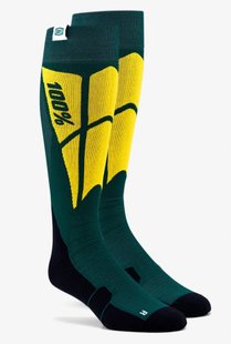 Носки Ride 100% HI SIDE Performance Moto Socks (Green), L/XL