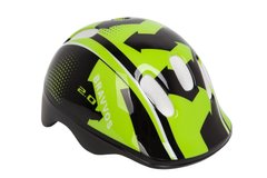 Купити Шлем велосипедный HEL096 (черно-салатный) з доставкою по Україні