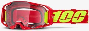 Очки 100% ARMATIC Goggle (Red), Clear Lens