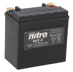 Акумулятор NITRO HVT V-Twin Battery (14 Ah), CCA 240 (A) (HVT-08-SLA)