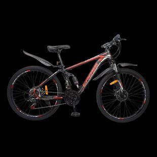 Купити Велосипед CROSS Enduro 26" 15" Чорний-Червоний з доставкою по Україні