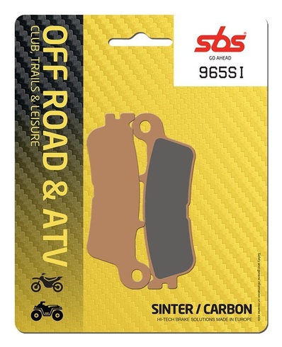 Колодки гальмівні SBS Sport Brake Pads, Sinter/Carbon (965SI)