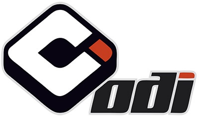 Купить Грипсы ODI Ruffian MTB Lock-On Bonus Pack Black w/Orange Clamps (черные с оранжевыми замками) с доставкой по Украине