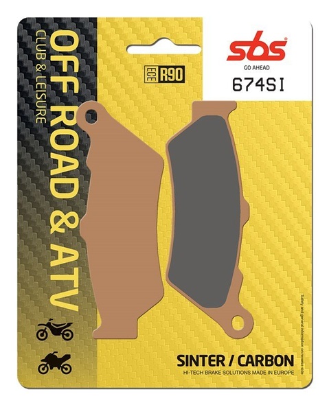 Колодки гальмівні SBS Sport Brake Pads, Sinter/Carbon (965SI)