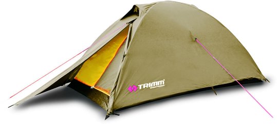 Палатка Trimm Duo пісочний