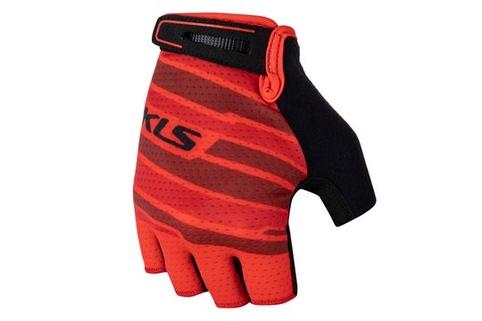 Купити Рукавички з короткими пальцями KLS Factor 022 червоний XL з доставкою по Україні