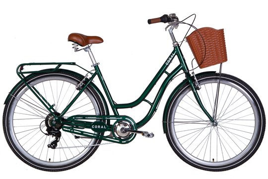 Купити Велосипед 28" Dorozhnik CORAL 2022 темно-зелений з доставкою по Україні