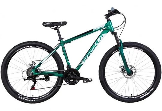 Купити Велосипед 27,5" Formula Motion AM DD 19" рама 2021, зелений з доставкою по Україні