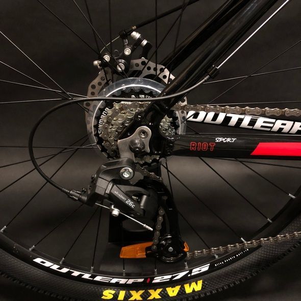Купити Велосипед гірський 27,5" Outleap Riot Sport L 2021, чорний з доставкою по Україні