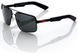 Окуляри 100% HAKAN Sunglasses - Matte Black - Grey Tint, Mirror Lens