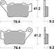 Тормозные колодки SBS High Performance Rear Brake Pads, Sinter (675H.LS)