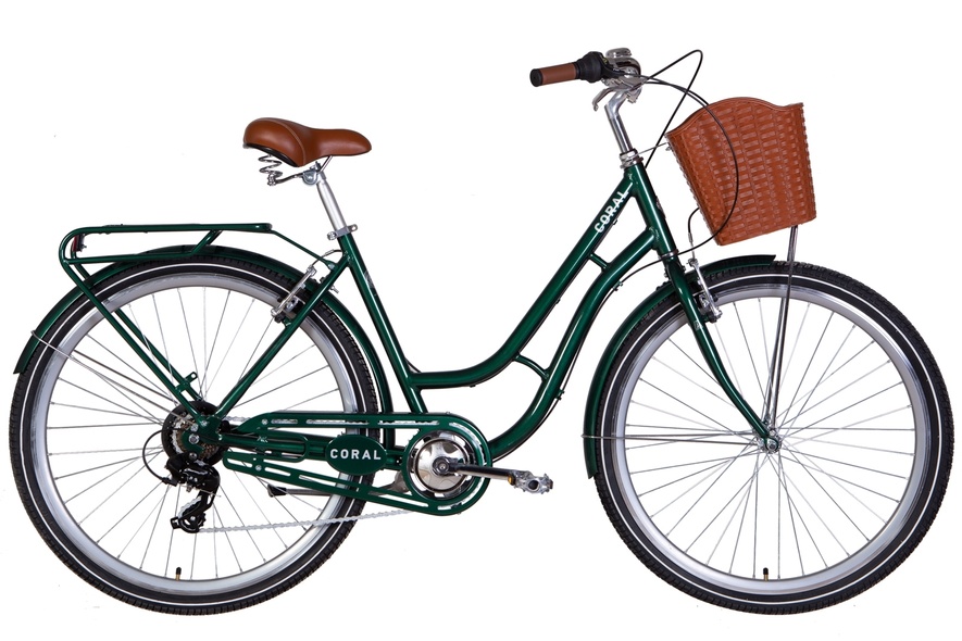 Купить Велосипед 28" Dorozhnik CORAL 2022 темно-зеленый с доставкой по Украине