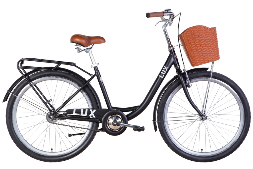 Купити Велосипед 26" Dorozhnik LUX 2022 (чорний (м)) з доставкою по Україні