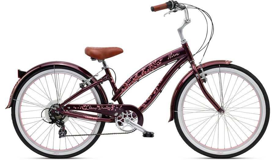 Купить Велосипед круизер 26" Nirve CHERRY BLOSSOM 7-SPEED, purple passion с доставкой по Украине