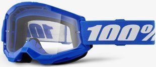 Очки 100% STRATA 2 Goggle (Blue), Clear Lens