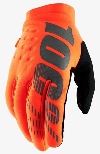 Дитячі зимові перчатки Ride 100% BRISKER Glove (Fluo Orange), YXL (8), YXL