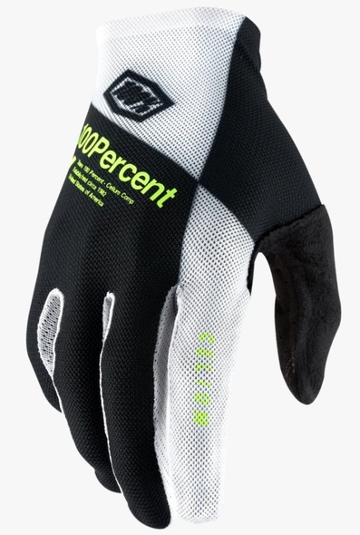 Купить Рукавички Ride 100% CELIUM Gloves (Black Yellow), XL (11) с доставкой по Украине