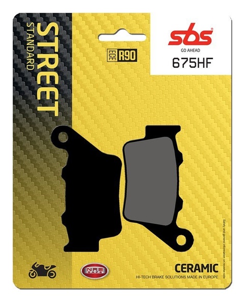 Колодки гальмівні SBS Standard Brake Pads, Ceramic (675HF)