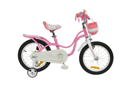 Купити Велосипед RoyalBaby LITTLE SWAN 16", OFFICIAL UA, рожевий з доставкою по Україні