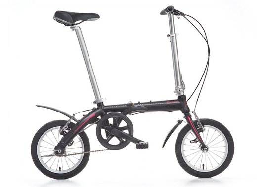 Купити Велосипед складний 14" Ubike JAZZ, 2015 чорний з доставкою по Україні
