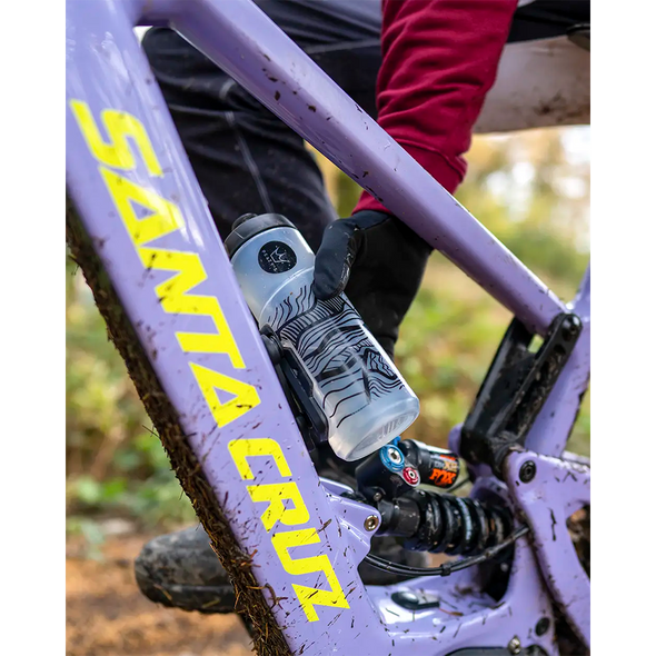 Купить Фляга Peaty's x Fidlock Lockin Bottle, Crown / Clear, 600ml с доставкой по Украине