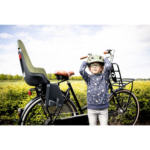 Купити Дитяче велокрісло Bobike Maxi ONE / Urban black з доставкою по Україні